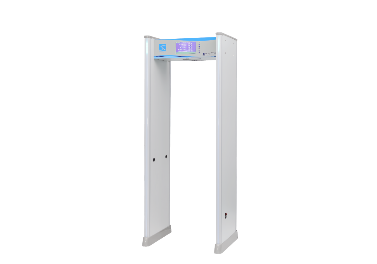 33-Zone Digital Walk-Through Metal Detector