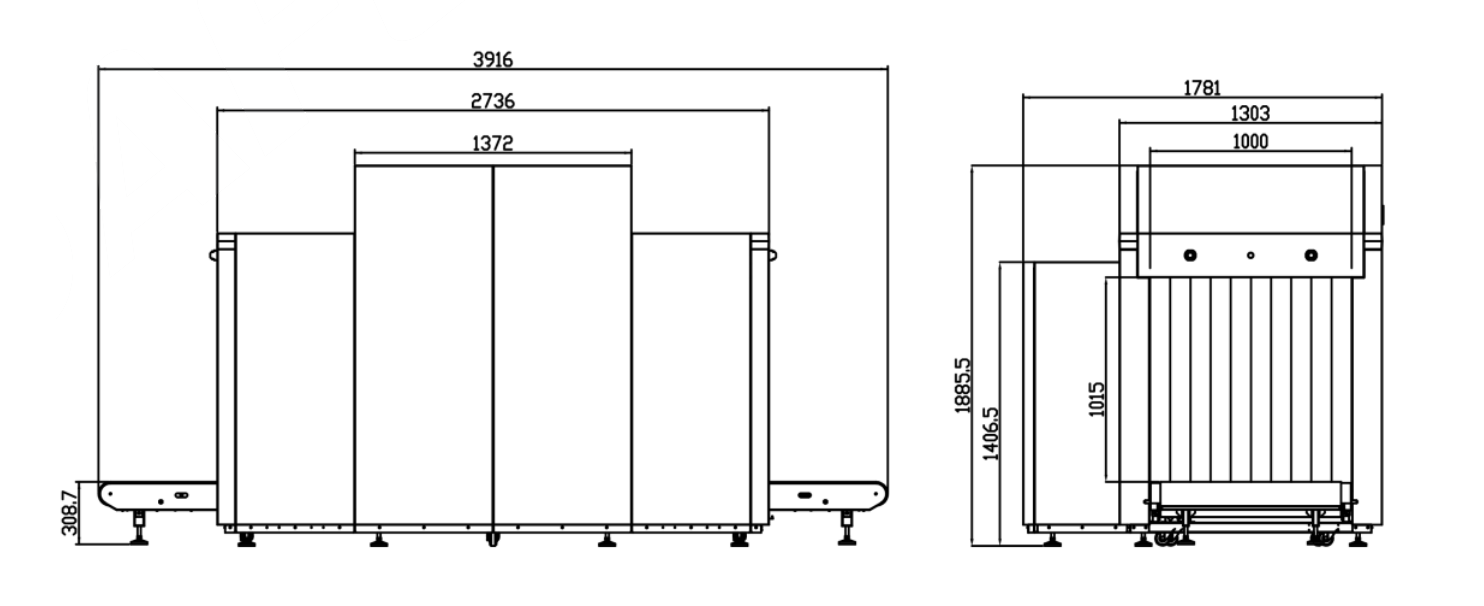 Large‑scale X‑ray Scanner