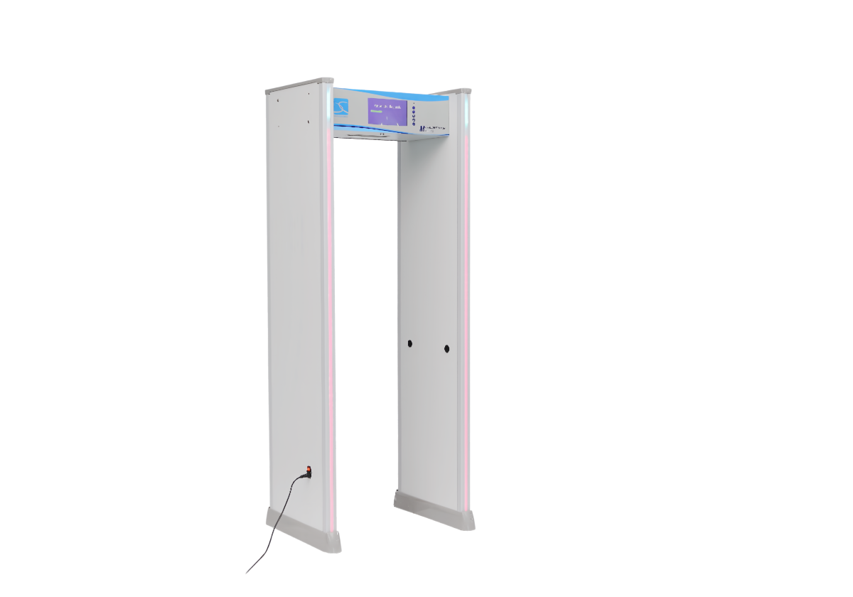 33-Zone Digital Walk-Through Metal Detector