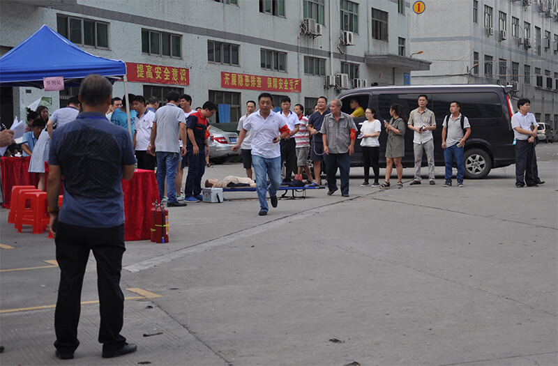 Emergency drill of production safety accident in Futing Industry Zone