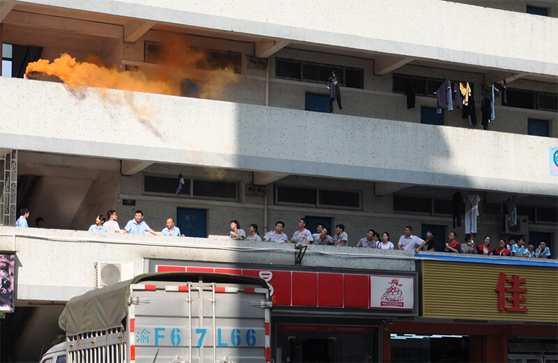 Emergency drill of production safety accident in Futing Industry Zone