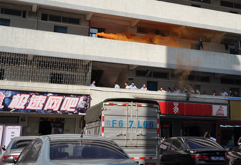 Emergency drill of production safety accident in Futing Industry Zone