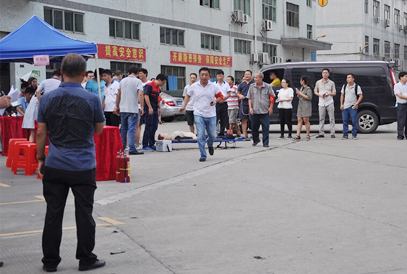 Emergency drill of production safety accident in Futing Industry Zone